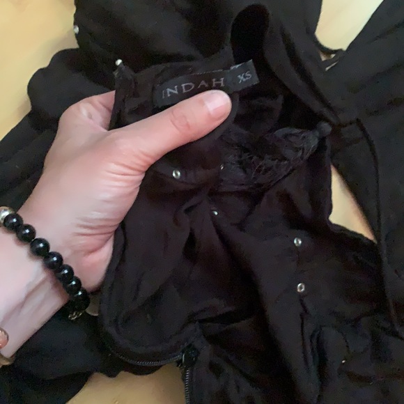 Indah sunset studded jumpsuit black xs - Picture 3 of 6